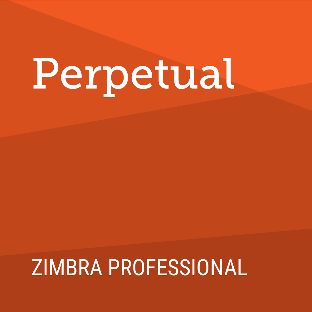 Zimbra Professional Edition for Non-Profits and Associations - Perpetual License, 1 Year Standard Support (25 Mailboxes)