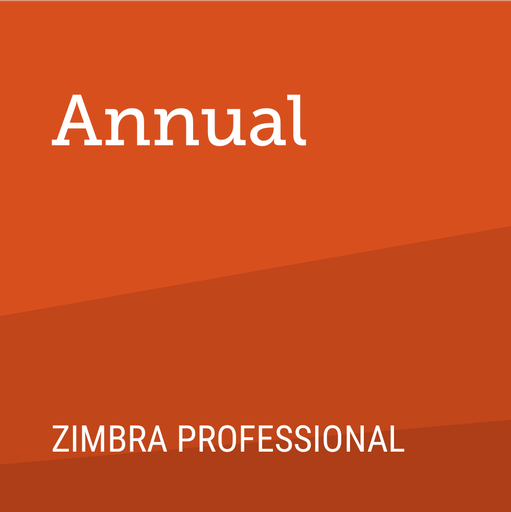 [ZCSPE-T1-SSUB-G] Zimbra Professional Edition for Non-Profits and Associations - 1 Year License, Standard Support (25 Mailboxes)